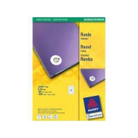 Avery Labels White  60mm (100) (L3416-100)